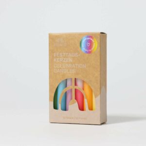 Candles Dip Dye Rainbow
