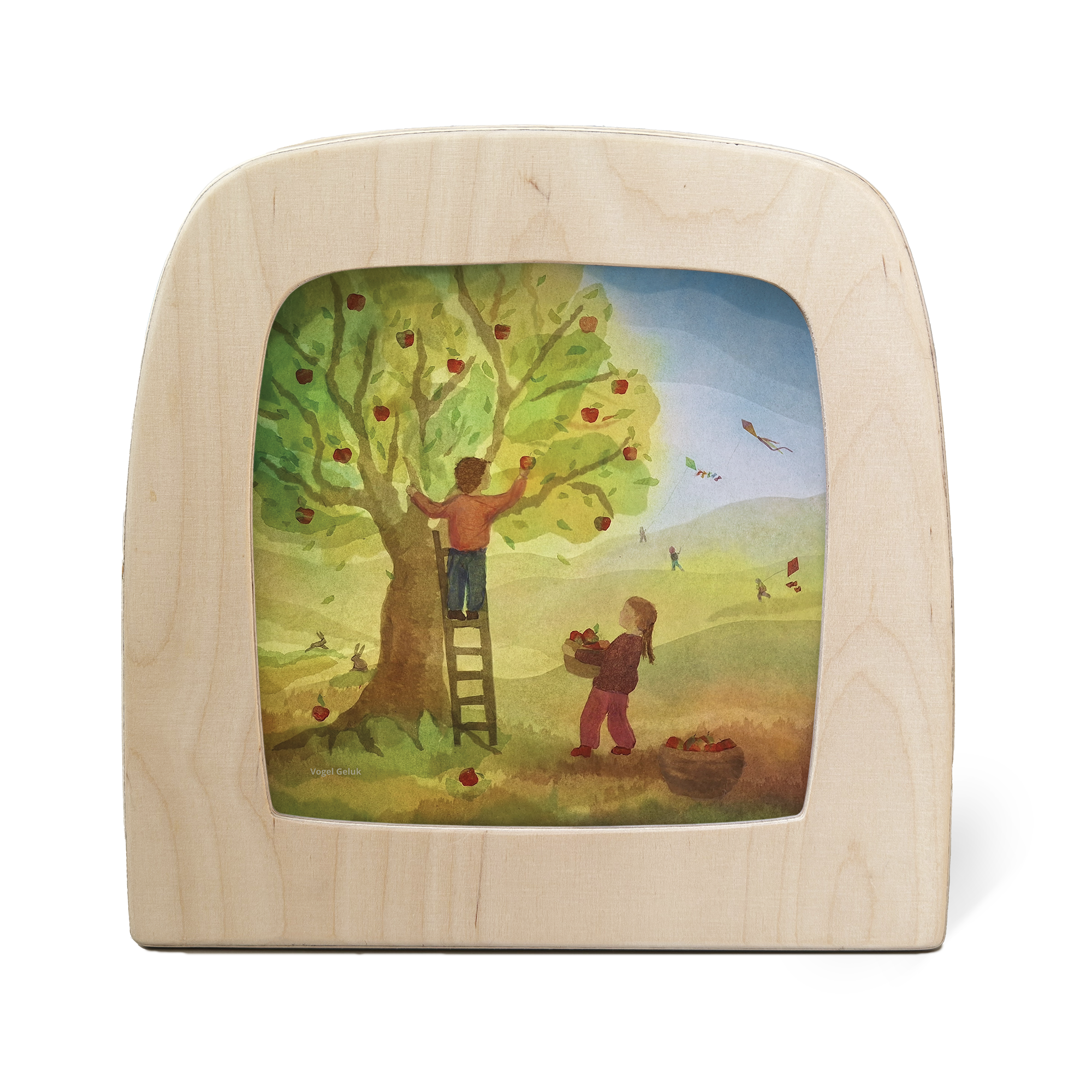 Toverlux Silhouette Vogel Geluk Apple Tree