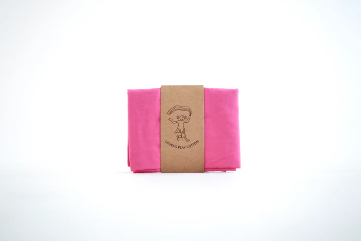 Laura's Play Cotton Hot Pink 90 x 90 cm - Image 2