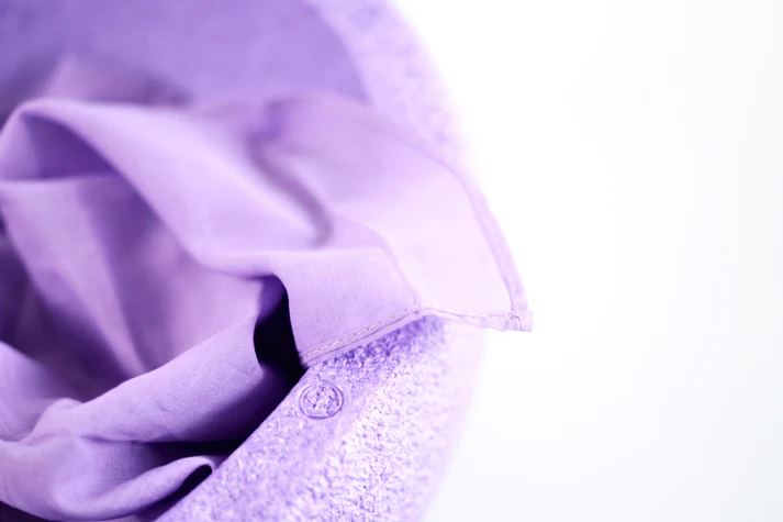 Laura's Play Cotton Violet 90 x 90 cm - Image 2