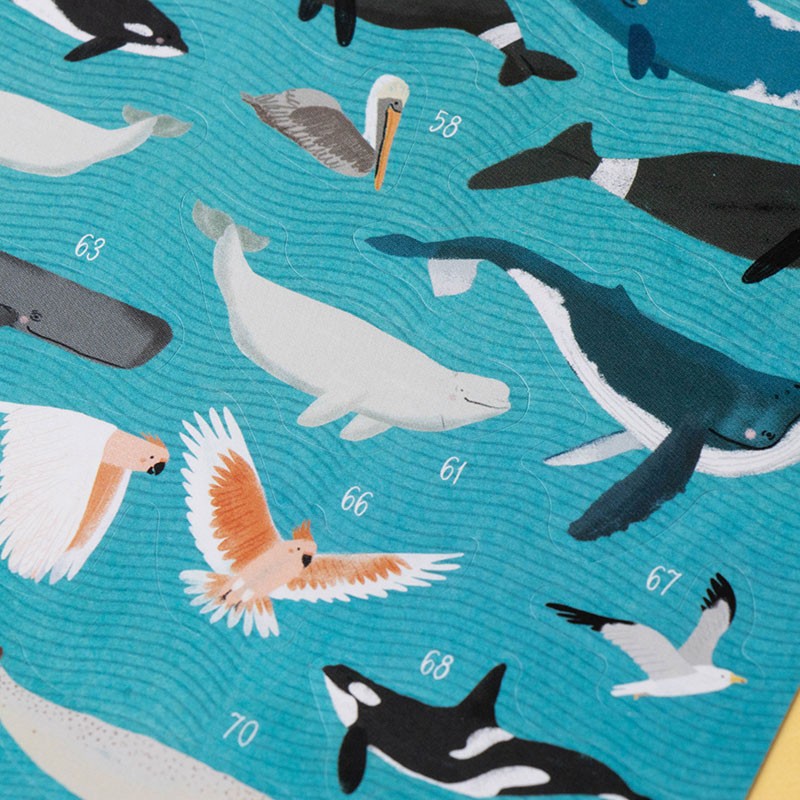 Londji Animal World Poster and Stickers Set - Image 4