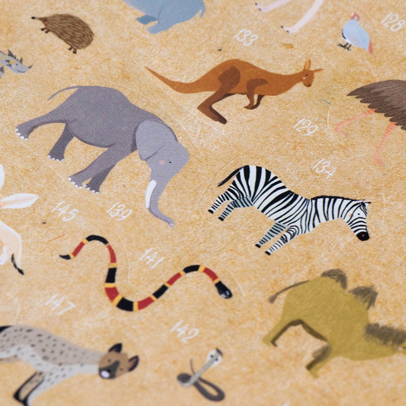 Londji Animal World Poster and Stickers Set - Image 5