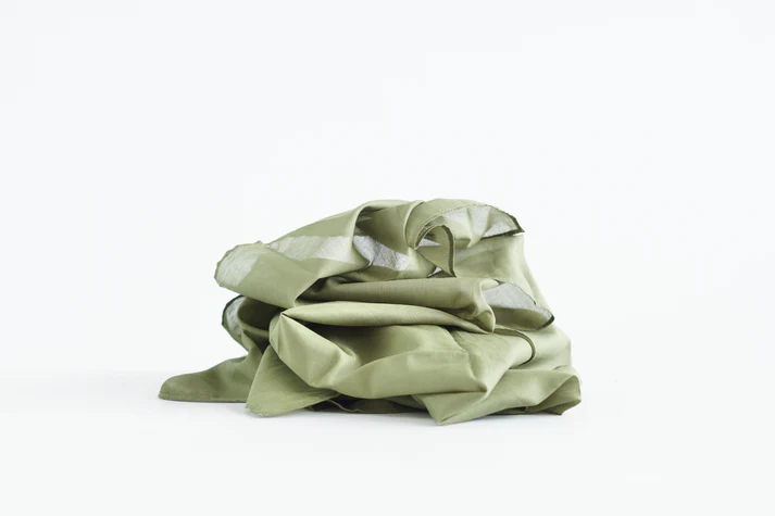 Laura's Play Cotton Olive Green 90 x 90 cm