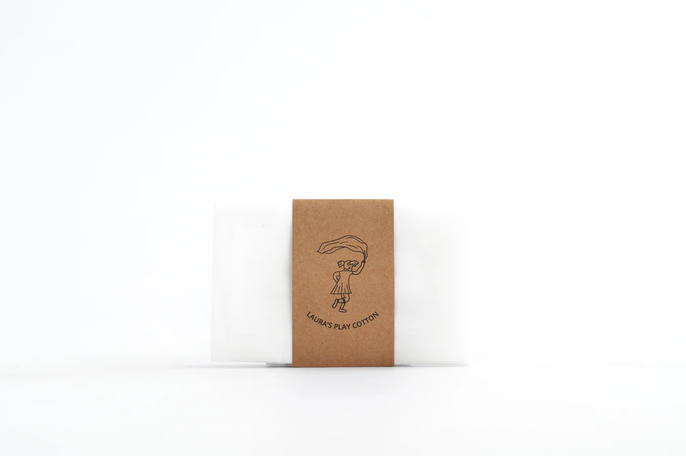 Laura's Play Cotton White 50 x 50 cm - Image 2