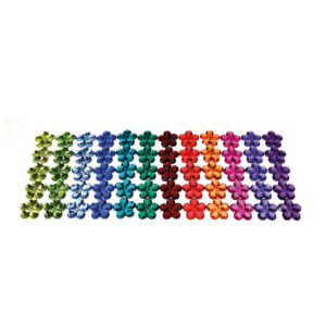 Bauspiel Flower sparkling stones 60 pieces