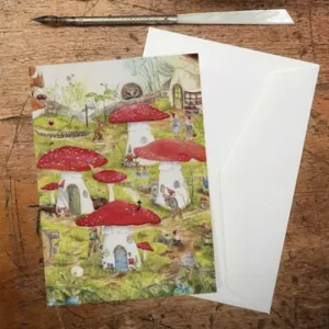 Card A6 Toadstool Village